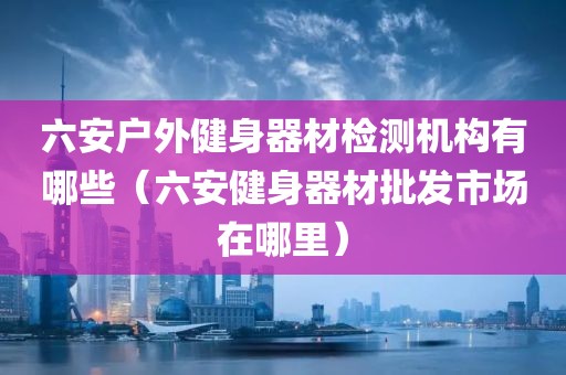 六安户外健身器材检测机构有哪些（六安健身器材批发市场在哪里）